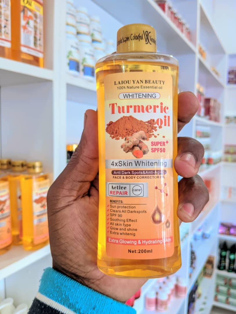 Turmeric body oil