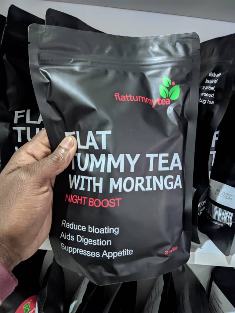 BURN TUMMY WITH MORINGA TEA